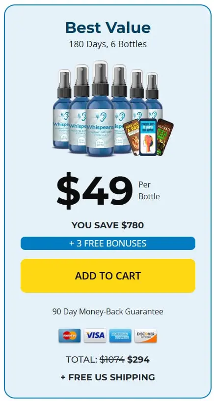 Whispeara -6xBottle